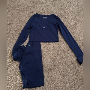 437 Activewear Navy 2-Piece Active Set